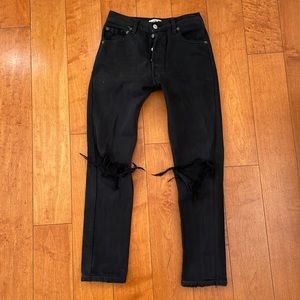 Re/Done Levi’s black denim size 26